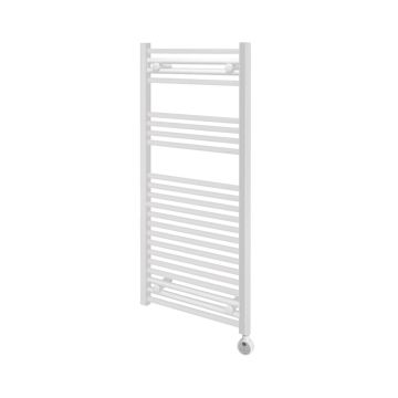 Ecostrad Fina-E Thermostatic Electric Towel Rail - White 400w (500 x 1200mm)
