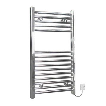 Ecostrad Fina-E Electric Towel Rail - Chrome 200w (500 x 800mm)