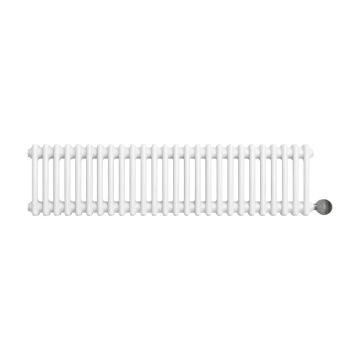 Ecostrad Allerton iQ WiFi Low Triple Column Electric Radiator - White 1200w (1190 x 300mm)