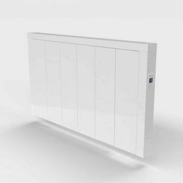 Ecostrad Icon iQ WiFi Controlled Horizontal Electric Radiator – White 1500w