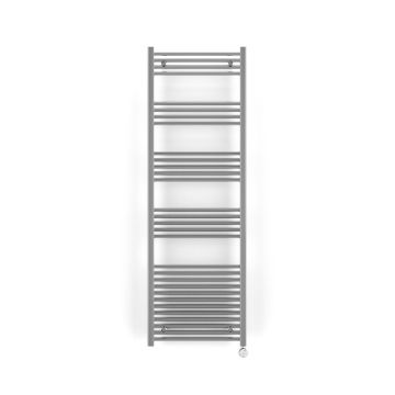 Terma Leo MOA Blue Thermostatic Electric Towel Rail - Chrome 600w (600 x 1800mm)