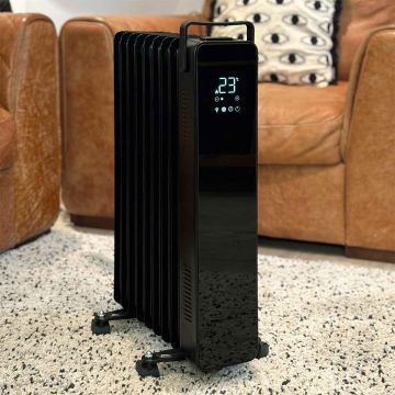 Moda Nexus WiFi Oil Filled Portable Radiator – Black