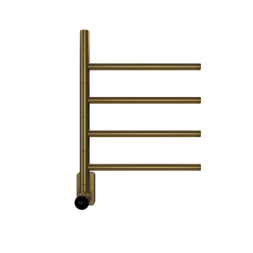 Carisa Neo Electric Towel Rail - Brushed Gold 110w (410 x 580mm)
