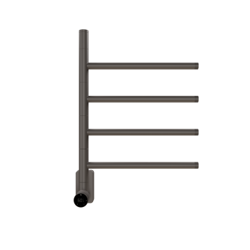 Carisa Neo Electric Towel Rail - Brushed Nickel 110w (410 x 580mm)