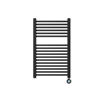 Ecostrad Cube Velto Thermostatic Electric Towel Rail - Anthracite 400w (500 x 800mm)