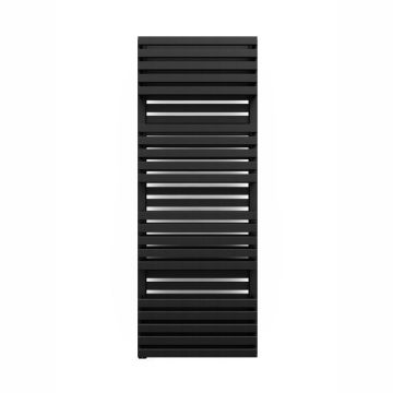 Terma Quadrus Bold ONE Designer Electric Towel Rail - Black 800w (450 x 1185mm)