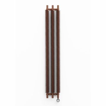 Terma Ribbon V E Vertical Designer Electric Radiator - Copper 600w