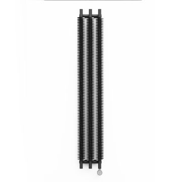Terma Ribbon V E Vertical Designer Electric Radiator - Grey 600w