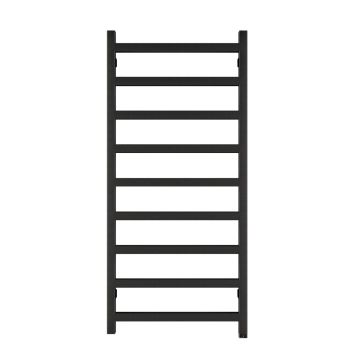 Terma Simple ONE Designer Electric Towel Rail - Black 400w (500 x 1080mm)