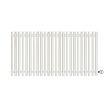 Terma Tune E Designer Electric Radiator - White 1000w (1190 x 600mm)