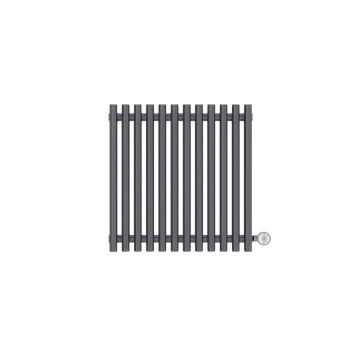 Terma Tune E Designer Electric Radiator - Anthracite 400w (590 x 600mm)