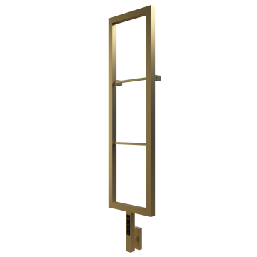 Carisa Vero Electric Towel Rail - Brushed Brass 80w (1200 x 300mm)