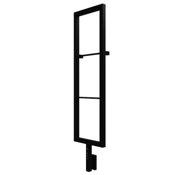 Carisa Vero Electric Towel Rail - Matt Black 80w (1200 x 300mm)