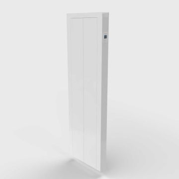 Ecostrad Icon iQ WiFi Controlled Vertical Electric Radiator – White 1000w
