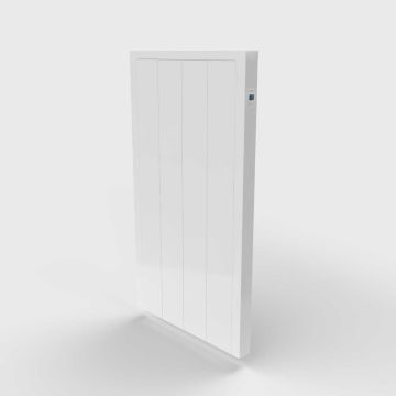 Ecostrad Icon iQ WiFi Controlled Vertical Electric Radiator – White 1500w