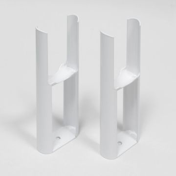 Ecostrad Allerton Double Column Feet - White