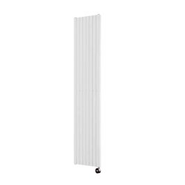Ecostrad Adesso TriQ WiFi Vertical Designer Electric Radiator - White 1000w (390 x 1600mm)