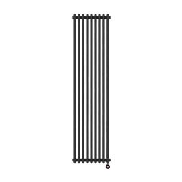 Ecostrad Allerton TriQ WiFi Vertical Triple Column Electric Radiator - Anthracite