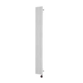 Ecostrad Alto TriQ WiFi Vertical Designer Electric Radiator - White 800w (262 x 1780mm)