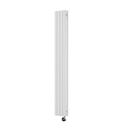 Ecostrad Allora TriQ WiFi Vertical Designer Electric Radiator - White Double Panel 1200w (236 x 1600mm)