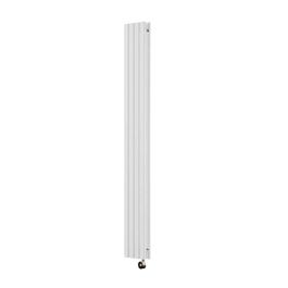 Ecostrad Allora TriQ WiFi Vertical Designer Electric Radiator - White Double Panel 1200w (236 x 1780mm)