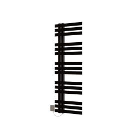 Ecostrad Scena Electric Towel Rail - Black 600w (500 x 1200mm)