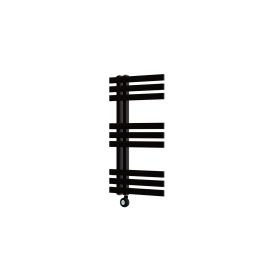 Ecostrad Scena Velto Thermostatic Electric Towel Rail - Black 300w (500 x 800mm)