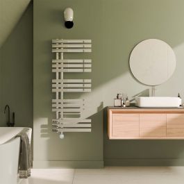 Ecostrad Scena Velto Thermostatic Electric Towel Rail - Chrome