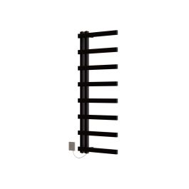 Ecostrad Vanto Electric Towel Rail - Black 600w (500 x 1150mm)