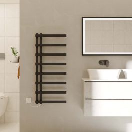 Ecostrad Vanto Electric Towel Rail - Black