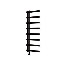 Ecostrad Vanto Velto Thermostatic Electric Towel Rail - Black 600w (500 x 1150mm)