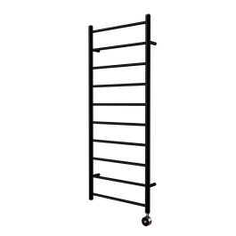 Ecostrad Round Jet TriQ WiFi Electric Towel Rail - Black 400w (500 x 1200mm)