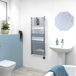 Ecostrad Scala TriQ WiFi Electric Towel Rail - Chrome 
