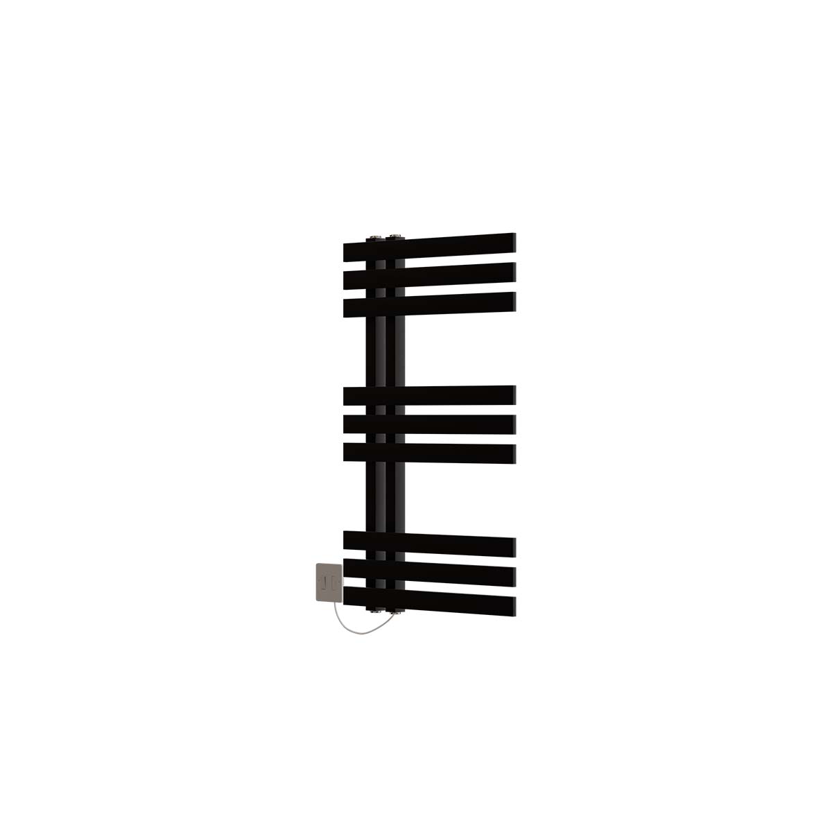 Ecostrad Scena Electric Towel Rail - Black 300w (500 x 800mm)