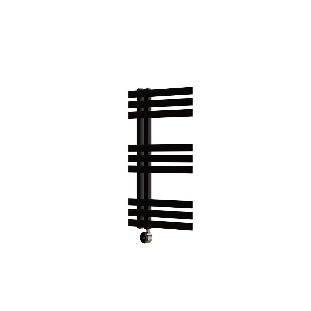 Ecostrad Scena TriQ WiFi Electric Towel Rail - Black 300w (500 x 800mm)