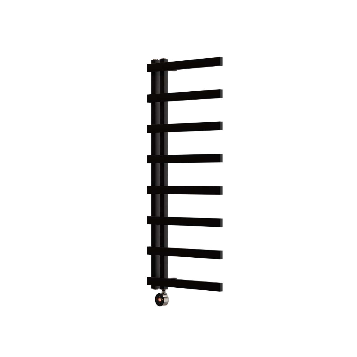 Ecostrad Vanto TriQ WiFi Electric Towel Rail - Black 600w (500 x 1150mm)