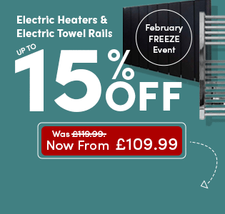 Up to 15% off Electric Heaters and Towel Rails