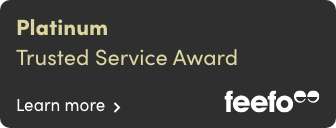 Feefo Platinum service award