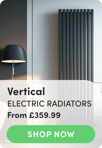vertical radiator on wall