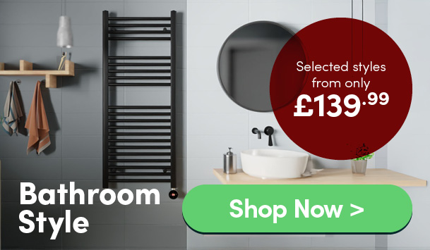 Shop Heated Towel Rails now from only €164.99