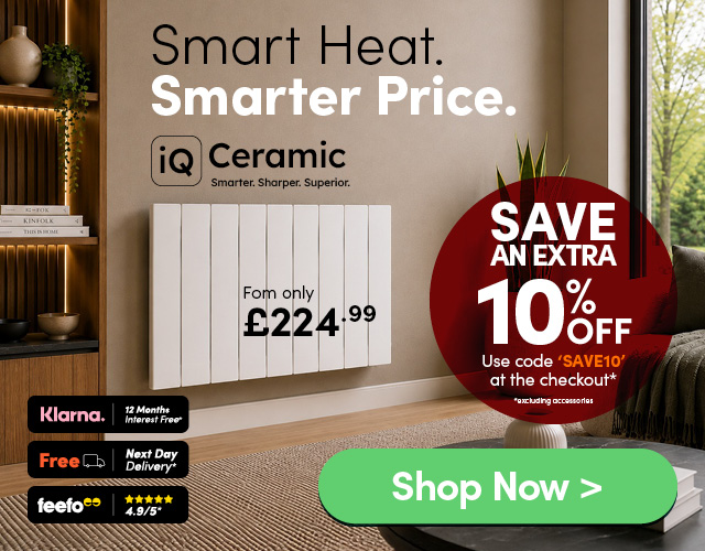 Save an extra 10% off bestselling iQ Ceramic with code SAVE10