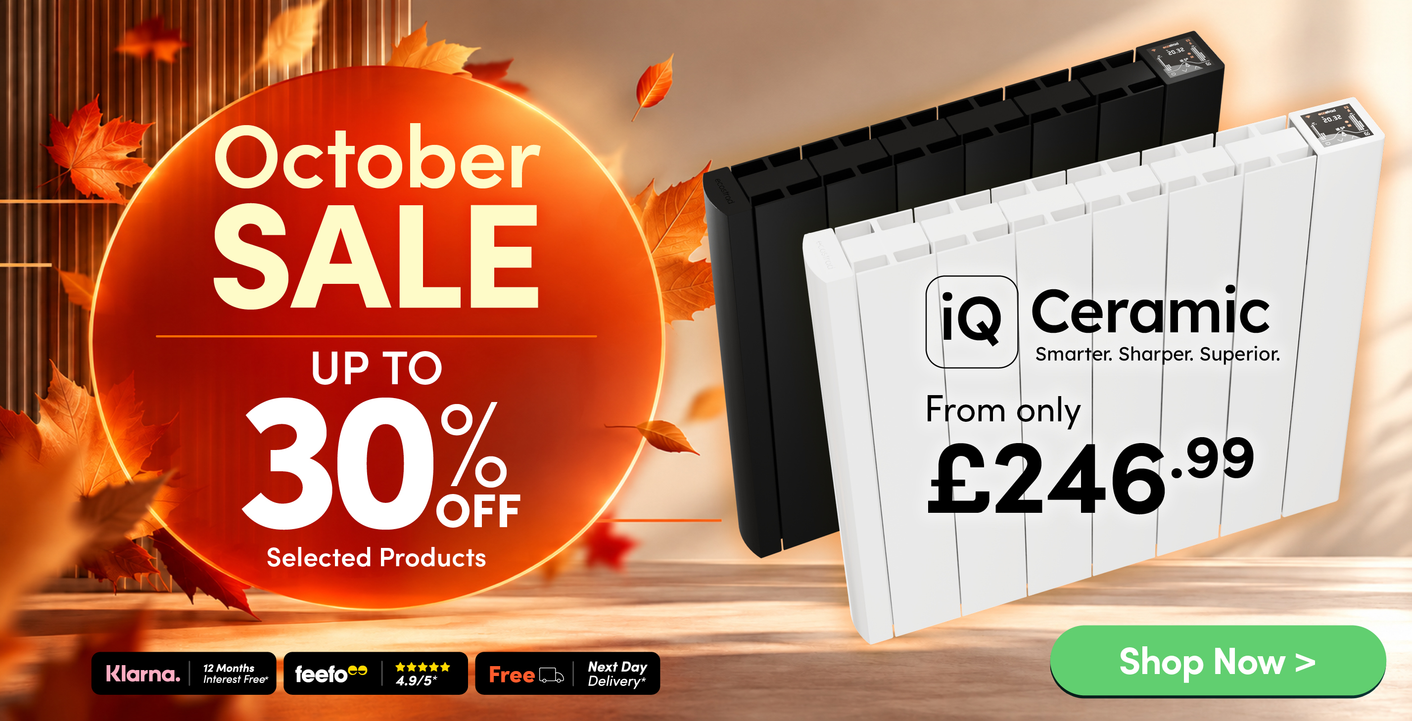 Up to 30% off Selected Products