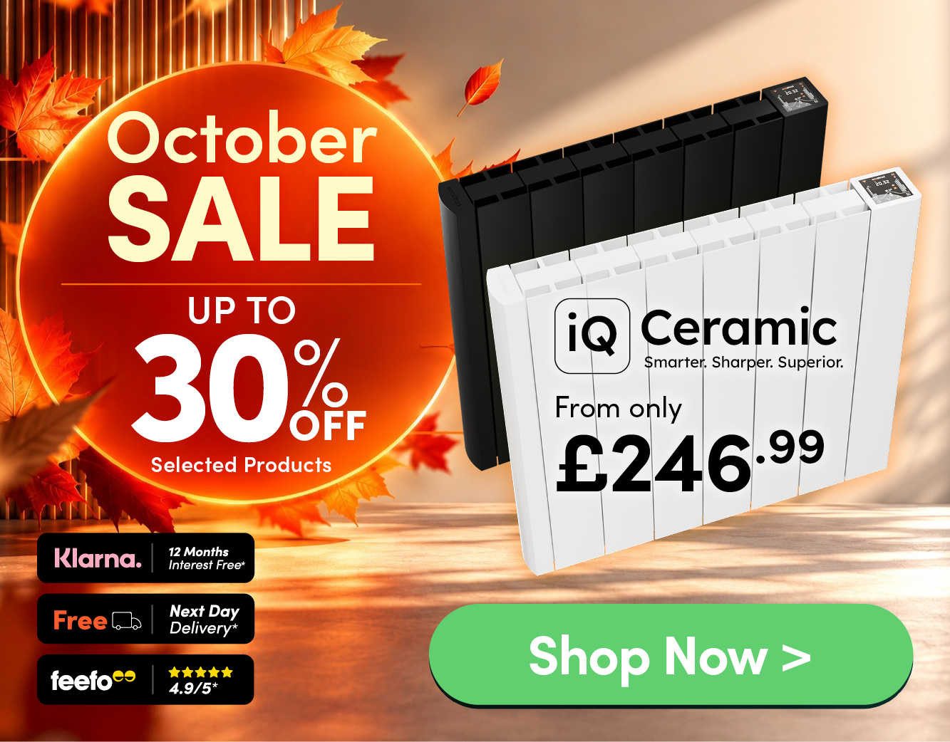 Up to 30% off Selected Products